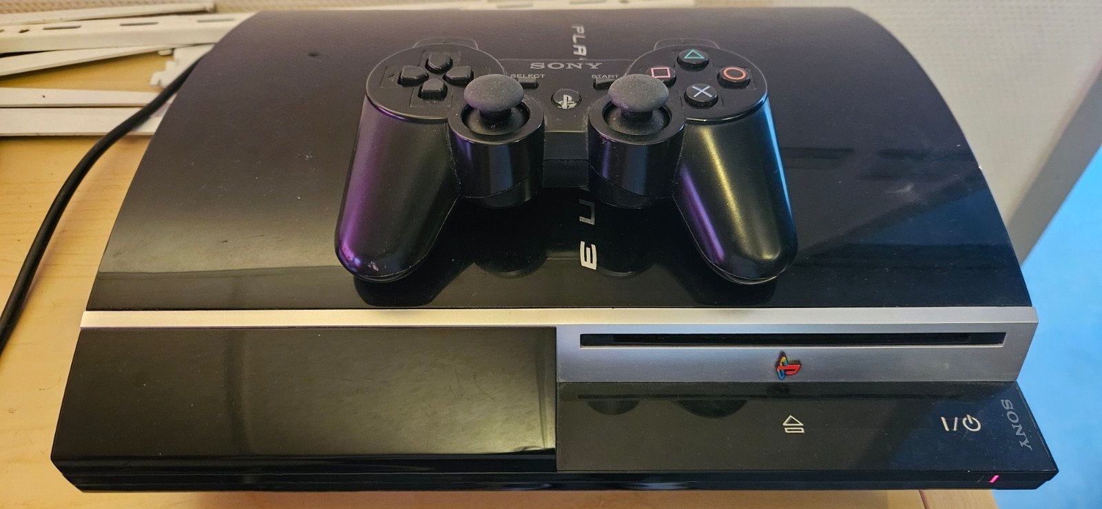 PlayStation 3 (PS3) met controller, Spelcomputers en Games, Spelcomputers | Sony PlayStation 3, Ophalen, Gebruikt, Phat, 80 GB