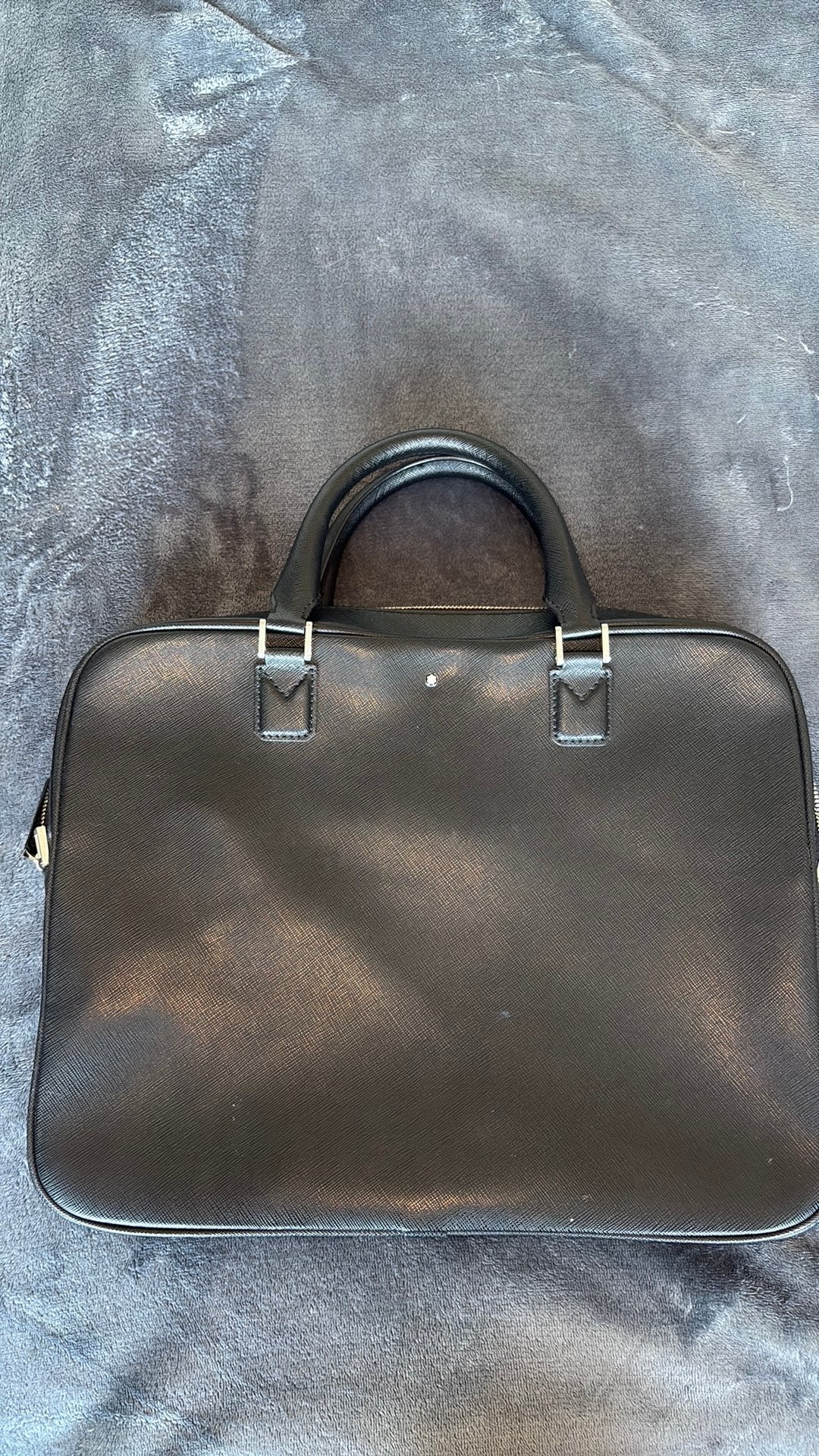 Laptop montblanc, Verzenden, Aktetas, Zo goed als nieuw, Zwart