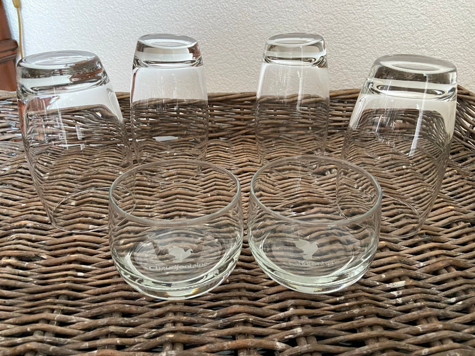 Set van 6 Chaudfontaine glazen, Ophalen of Verzenden