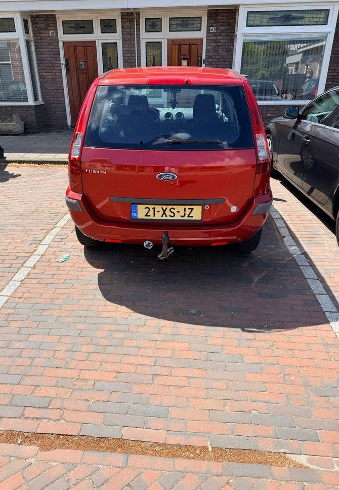 Ford Fusion nap  1.4 16V 2007 Rood, Voorwielaandrijving, 15 km/l, 49 €/maand, Origineel Nederlands