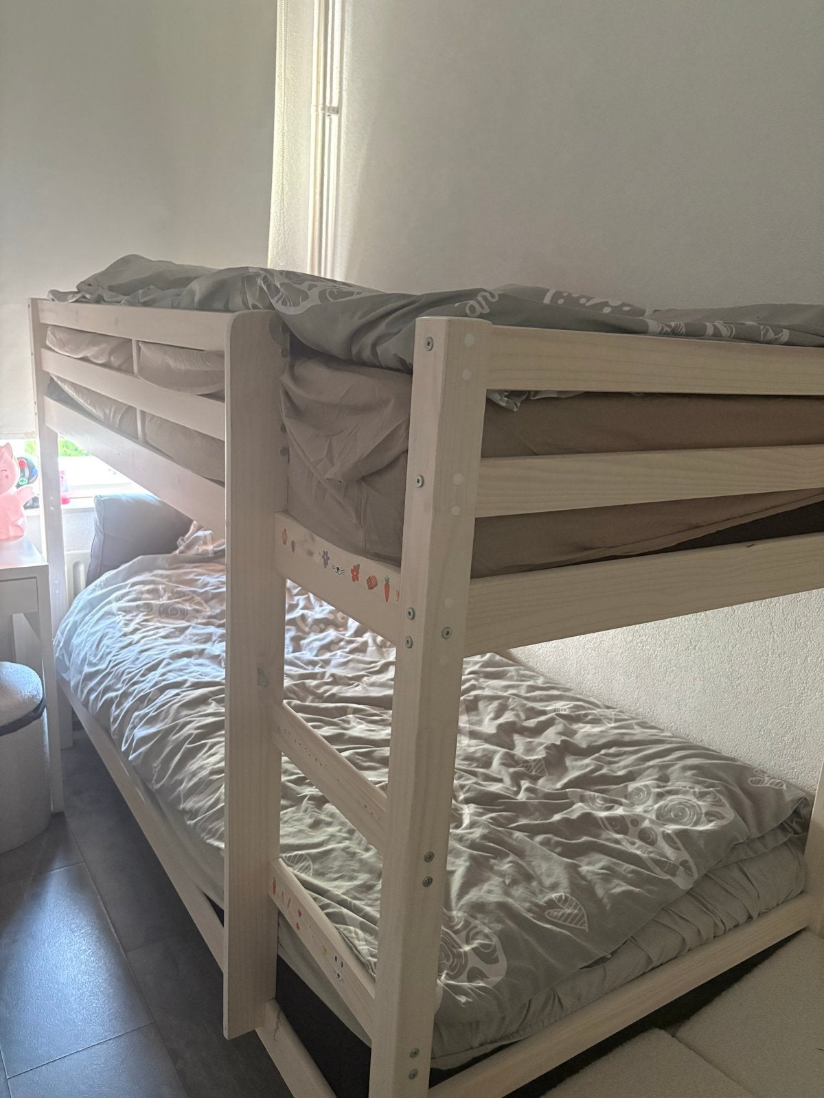 Stevig houten stapelbed - Ideaal voor kinderkamer, Ophalen, Gebruikt, 90 cm, Eenpersoons