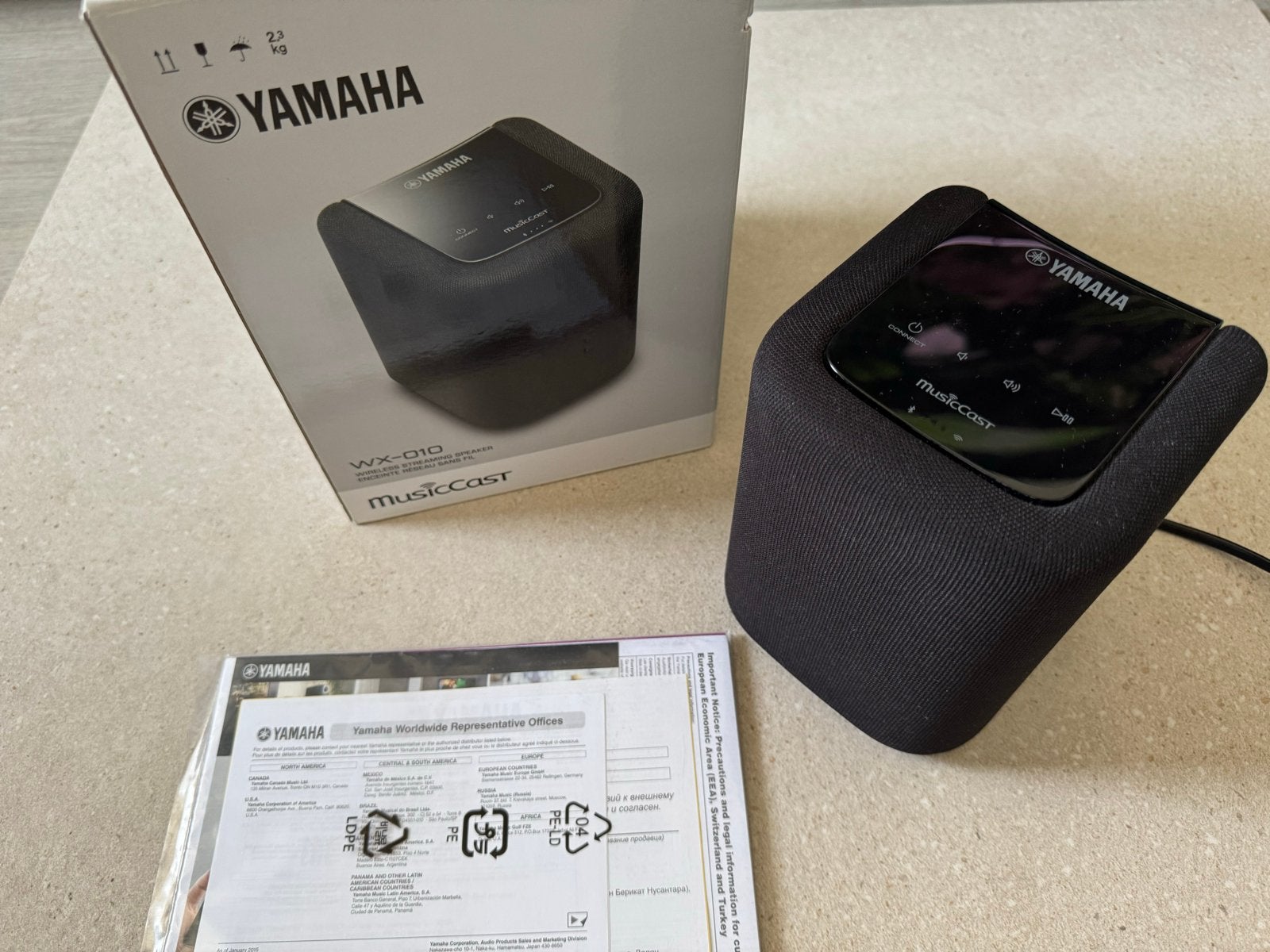 Yamaha MusicCast WX-010 Wifi Speaker, Ophalen of Verzenden, Zo goed als nieuw, Minder dan 60 watt, Overige merken