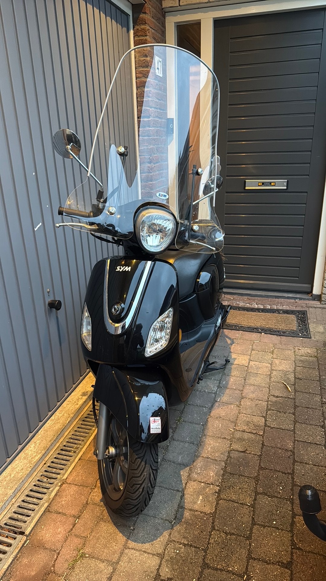 Sym Fiddle 125cc uit 2015 - Zwart 8000km, Motoren, Scooter, Occasion, Particulier, 125 cc