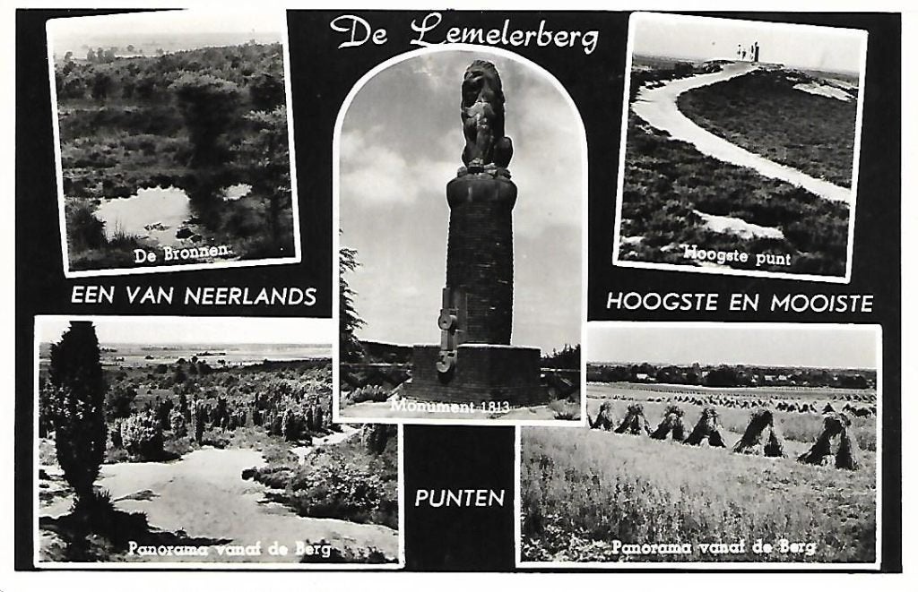 Lemele- -5-luik., Verzamelen, Ansichtkaarten | Nederland, Verzenden, 1940 tot 1960, Gelopen, Overijssel