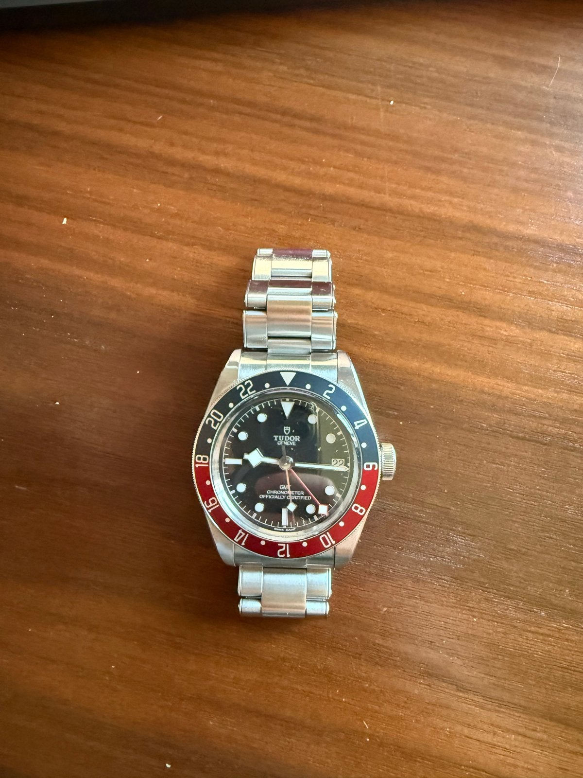 Tudor Black Bay GMT 'Pepsi', Staal, Polshorloge, Zo goed als nieuw, Ophalen