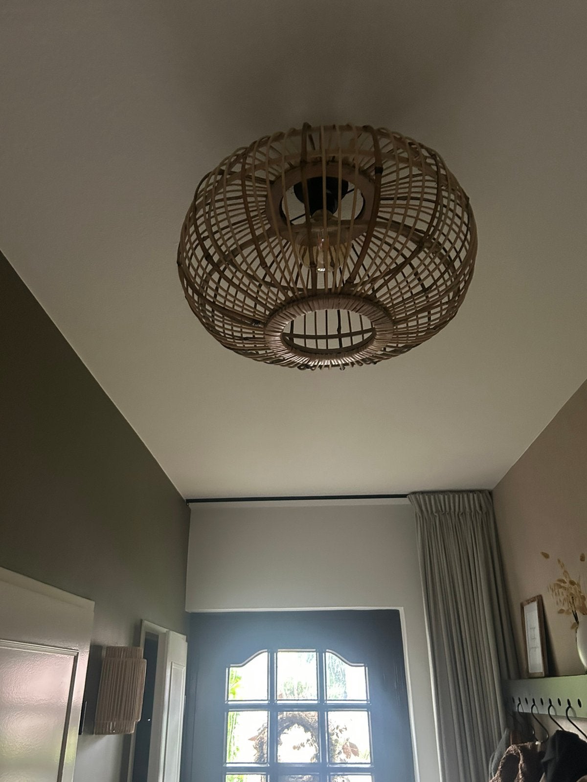 Rotan lamp, Ophalen, Zo goed als nieuw