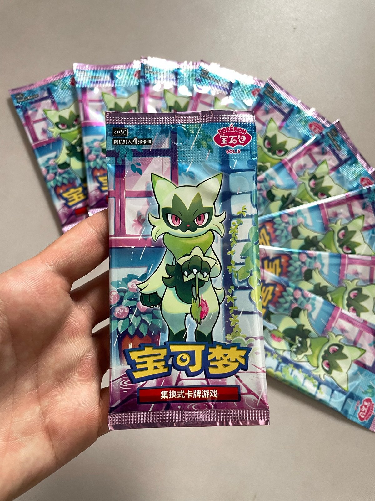 Pokémon Sealed Gem Pack Vol. 5 - 10 Booster Packs, Ophalen of Verzenden, Nieuw, Booster