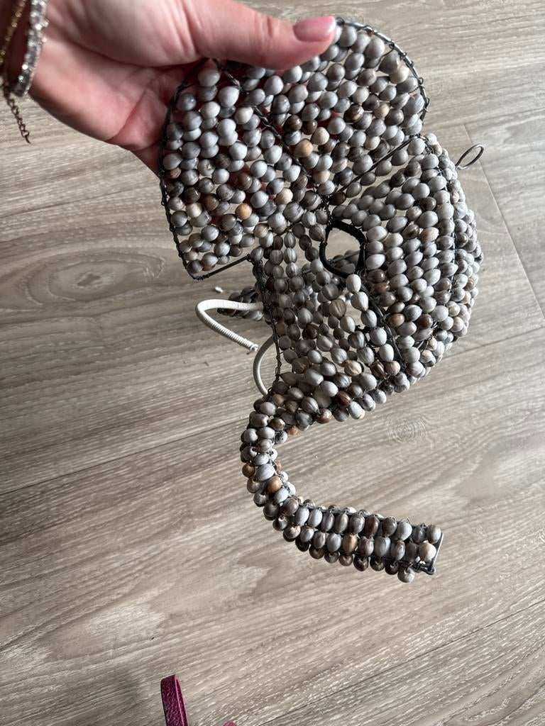 Wanddecoratie Olifant van Kralen - Sissy-Boy, Gebruikt, Meerkleurig, Overige materialen, Boho