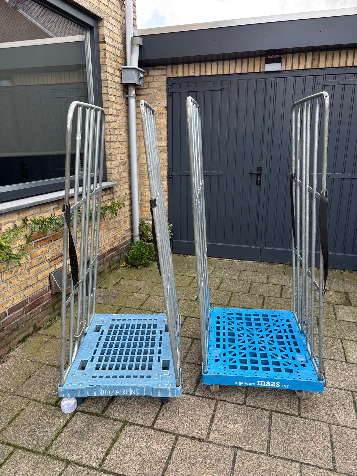 2x Professionele Rolcontainer 500kg met uitneembare wanden, Ophalen, Overige typen