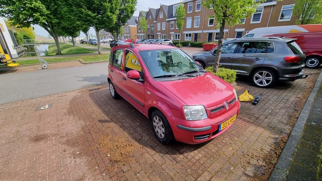Fiat Panda 1.2 2010 Rood, Euro 5, Stof, Elektrische ramen, 1242 cc