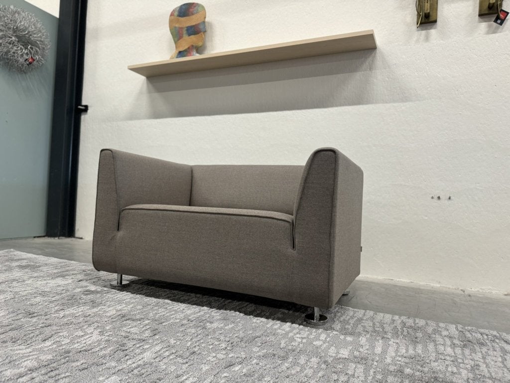 Nieuw Gelderland 4800 Loveseat Ploegwool stof 2 zits bank, Ophalen of Verzenden, Rechte bank, Minder dan 150 cm, Info@gelderlanddesign.com