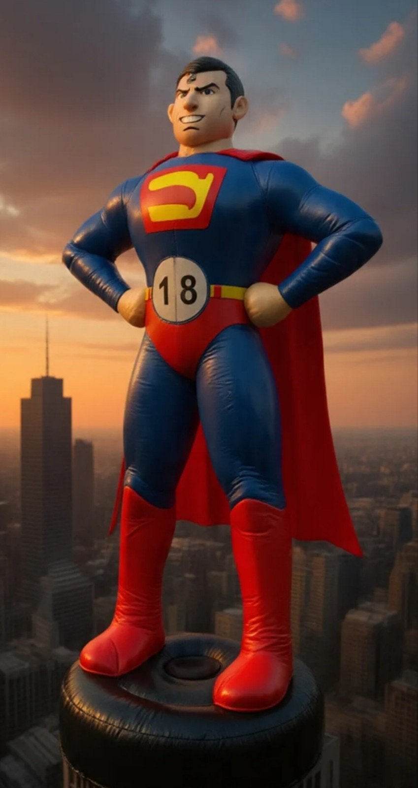 Feestpop Super man Te koop, Ophalen, Nieuw, Abraham of Sarah