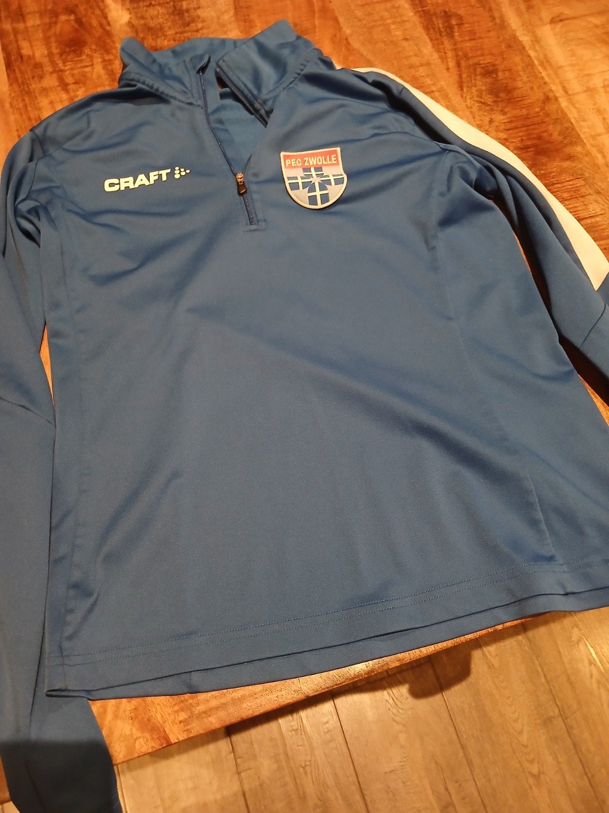 Craft PEC Zwolle trainingstrui - Blauw (Maat S), Craft, Ophalen of Verzenden, Zo goed als nieuw, Voetbal