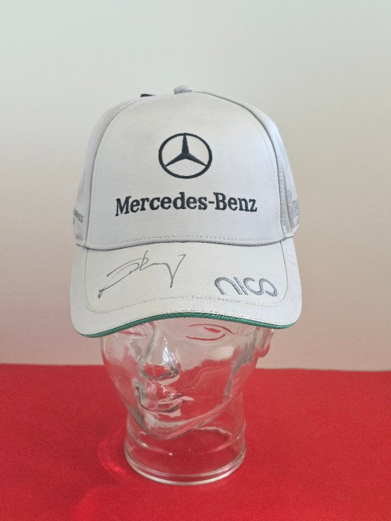 Mercdes Benz, Nico Rosberg, gesigneerde driver cap. <NIEUW>, Ophalen of Verzenden, Nieuw, Formule 1