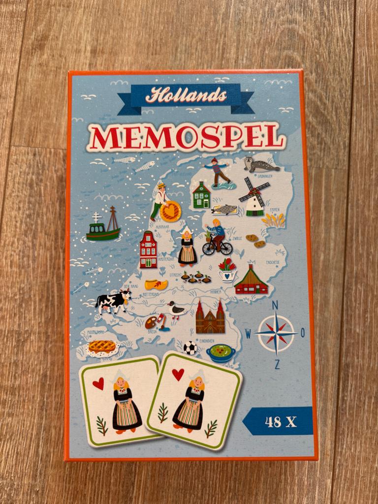 Hollands Memospel - Educatief en Leuk voor Jong en Oud, Een of twee spelers, Ophalen of Verzenden, Zo goed als nieuw