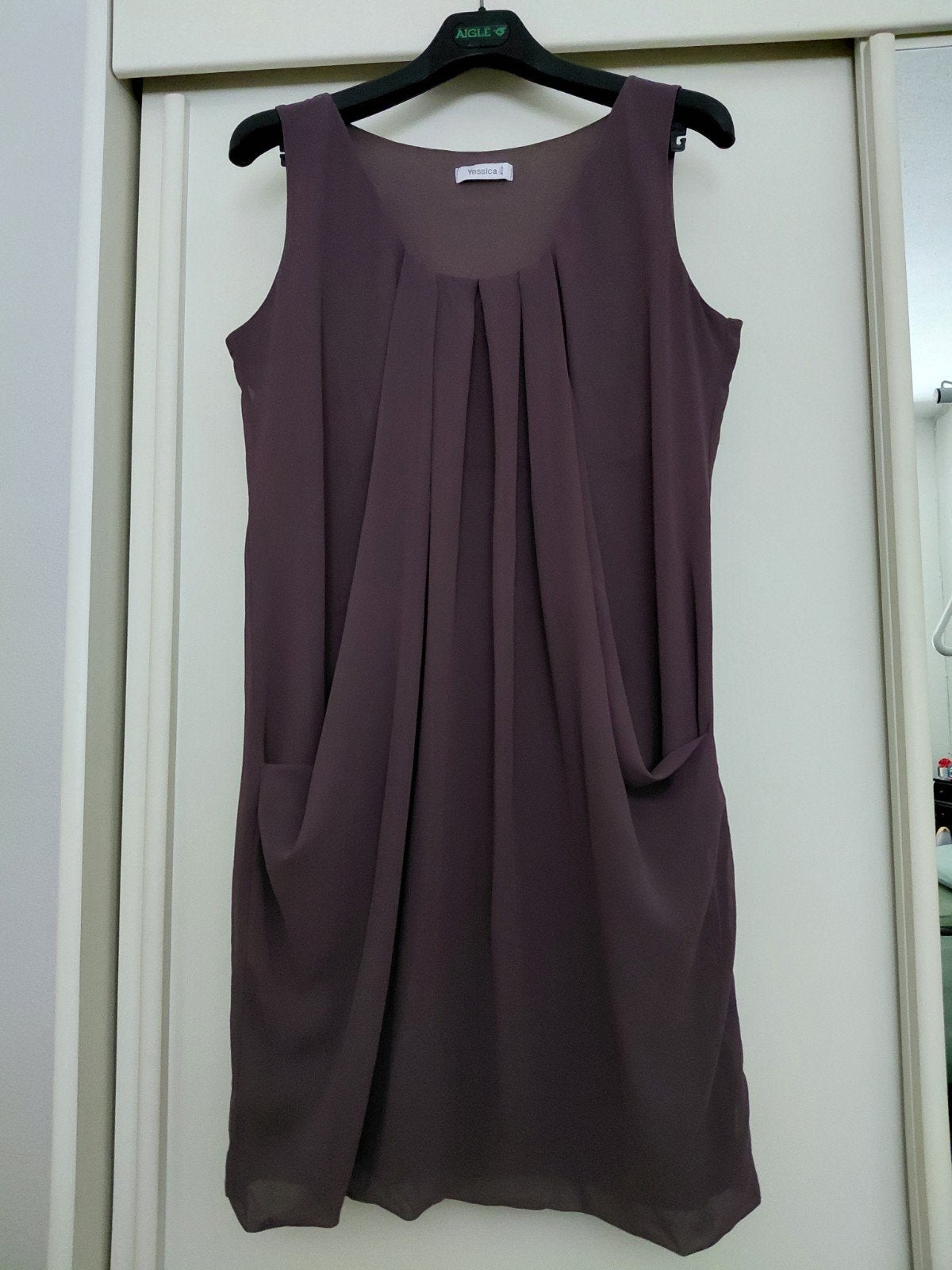 Nieuwe Yessica jurk, maat 44, bruin, met zakken, Kleding | Dames, Jurken, Bruin, Yessica, Maat 42/44 (L), Nieuw