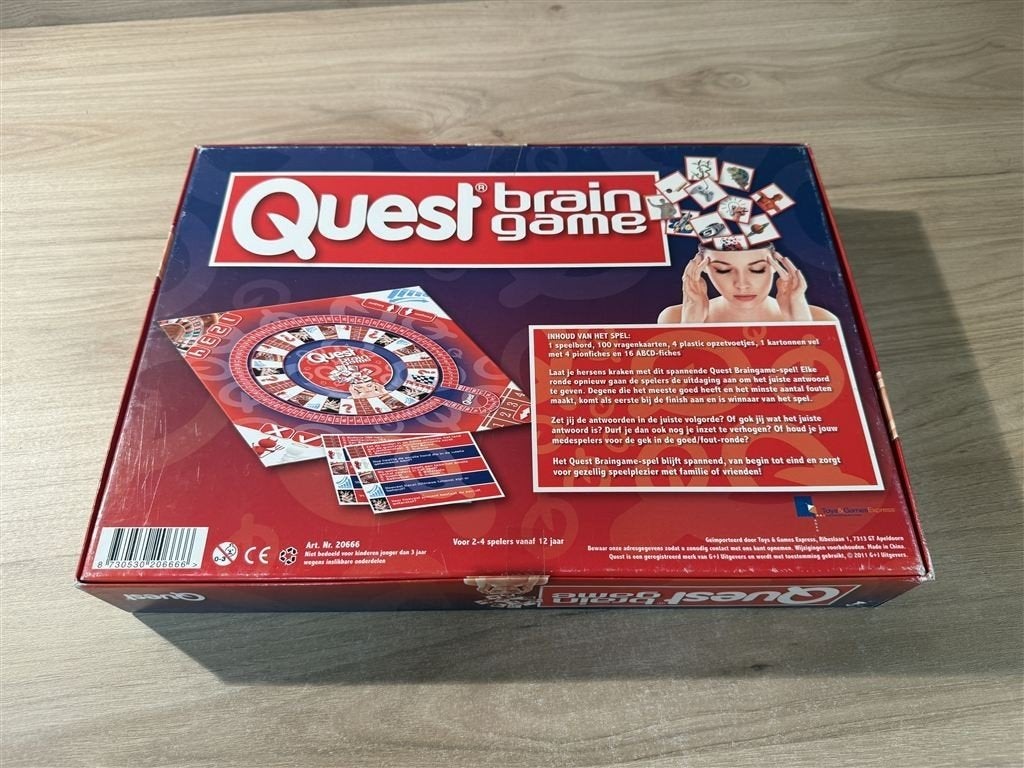 Quest Brain game - s6040, Hobby en Vrije tijd, Gezelschapsspellen | Bordspellen, Verzenden, Zo goed als nieuw