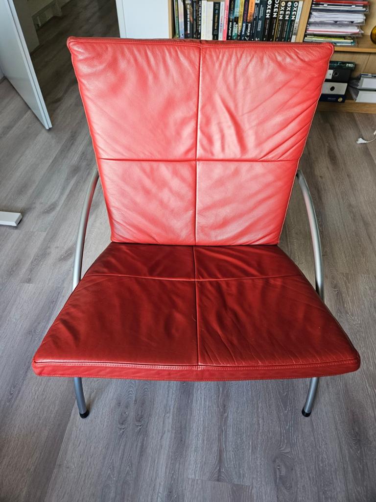 Harvink Uncle Sam fauteuil, Ophalen, Gebruikt, Leer, Eén