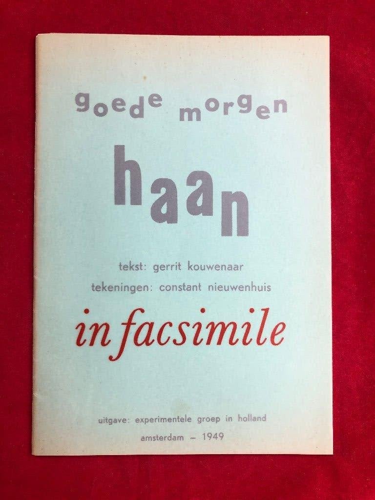 Goedemorgen haan (in facsimile), Gerrit Kouwenaar, Boeken, Meerdere auteurs, Diverse auteurs, Ophalen of Verzenden, Zo goed als nieuw