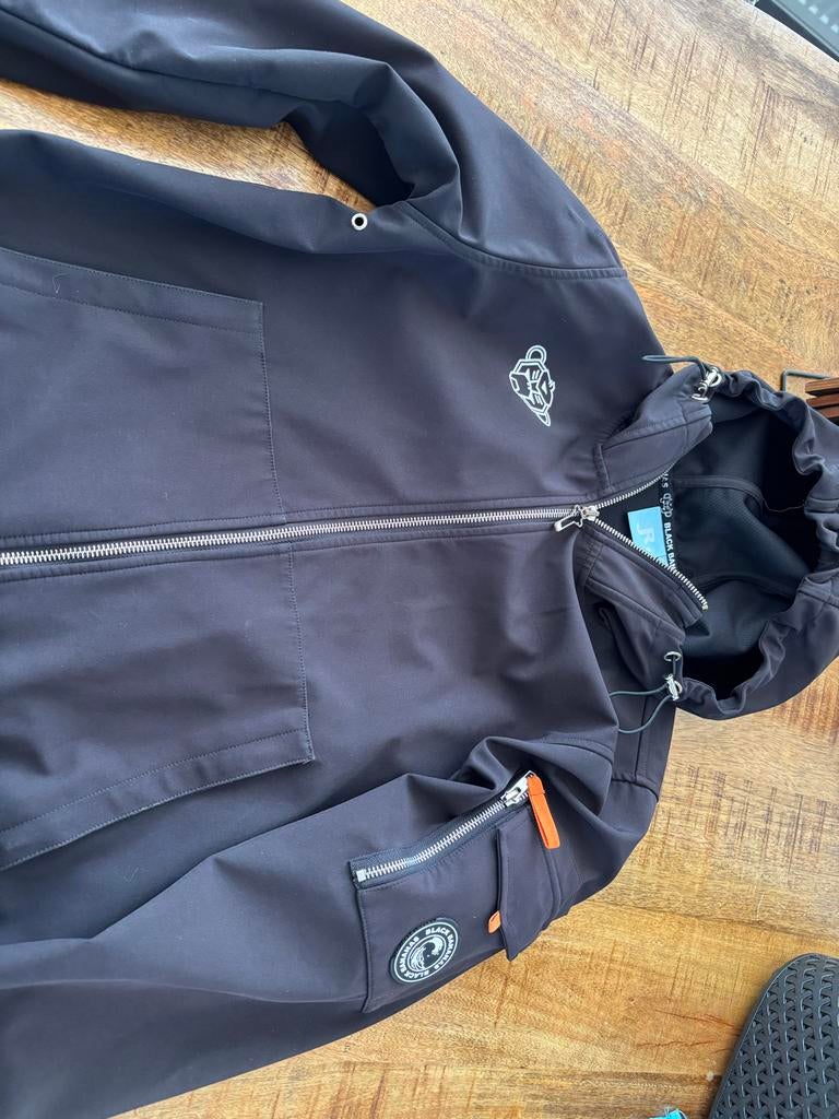 Black Bananas JR. Softshell Jas Zwart, Kinderen en Baby's, Ophalen of Verzenden, Zo goed als nieuw, Jongen of Meisje
