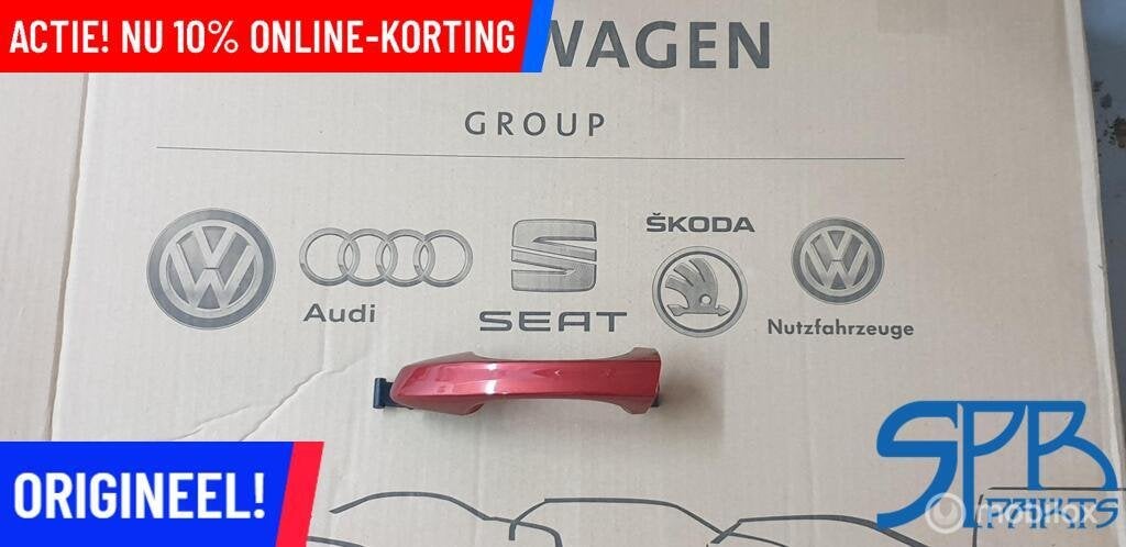 GOLF 7 VII LA3X LINKS Deurgreep Linksvoor Linksachter GREEP, Volkswagen, Nieuw, Ophalen of Verzenden, Volkswagen