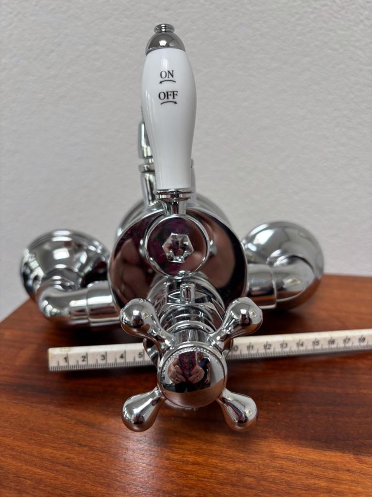 Vintage/Nostalgische douchemengkraan, Doe-het-zelf en Verbouw, Sanitair, Ophalen of Verzenden, Nieuw, Chroom, Douche