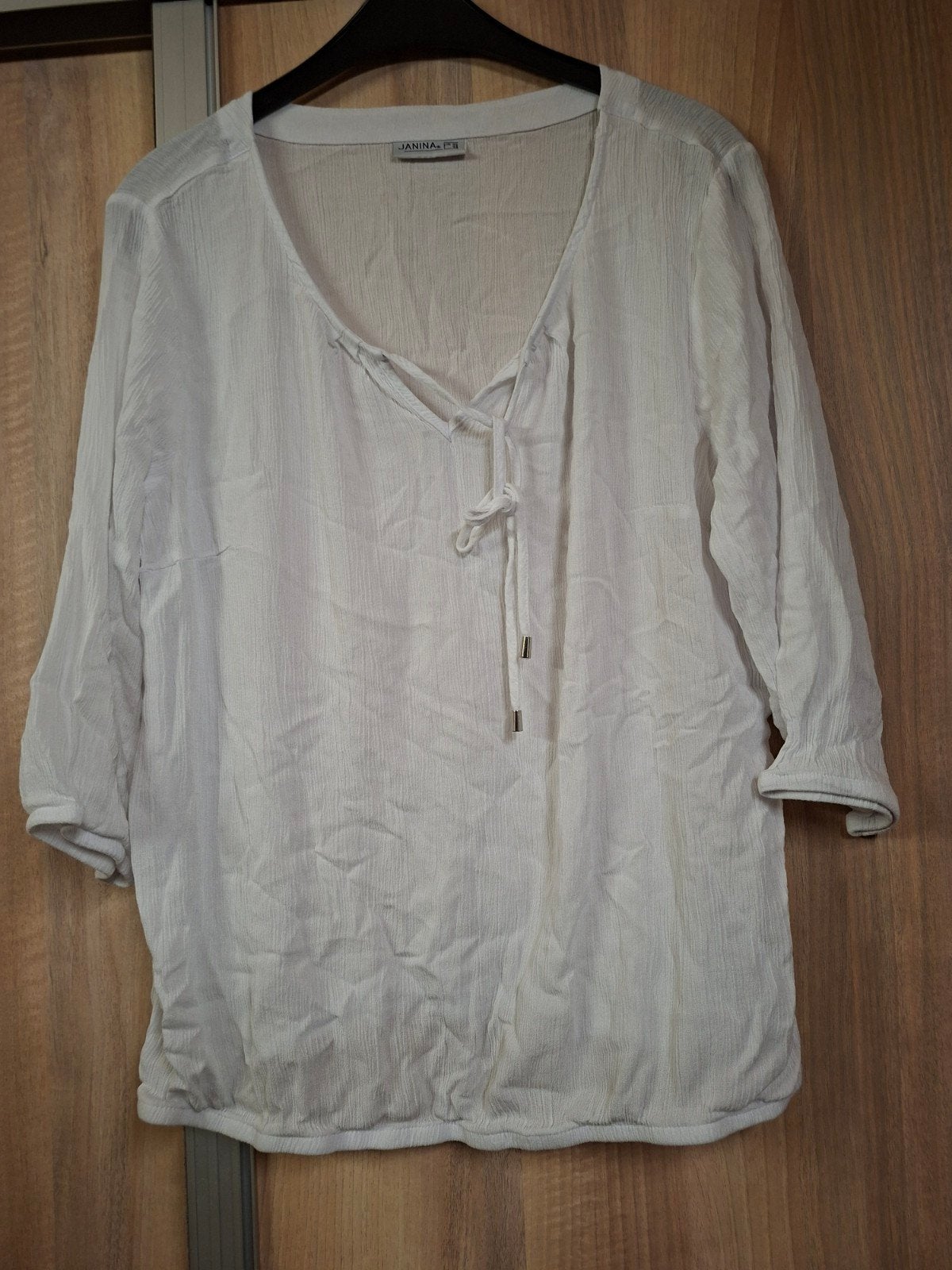 trendy tuniek van janina maat 46, Kleding | Dames, Grote Maten, Ophalen of Verzenden, Zo goed als nieuw, Janina, Blouse of Tuniek