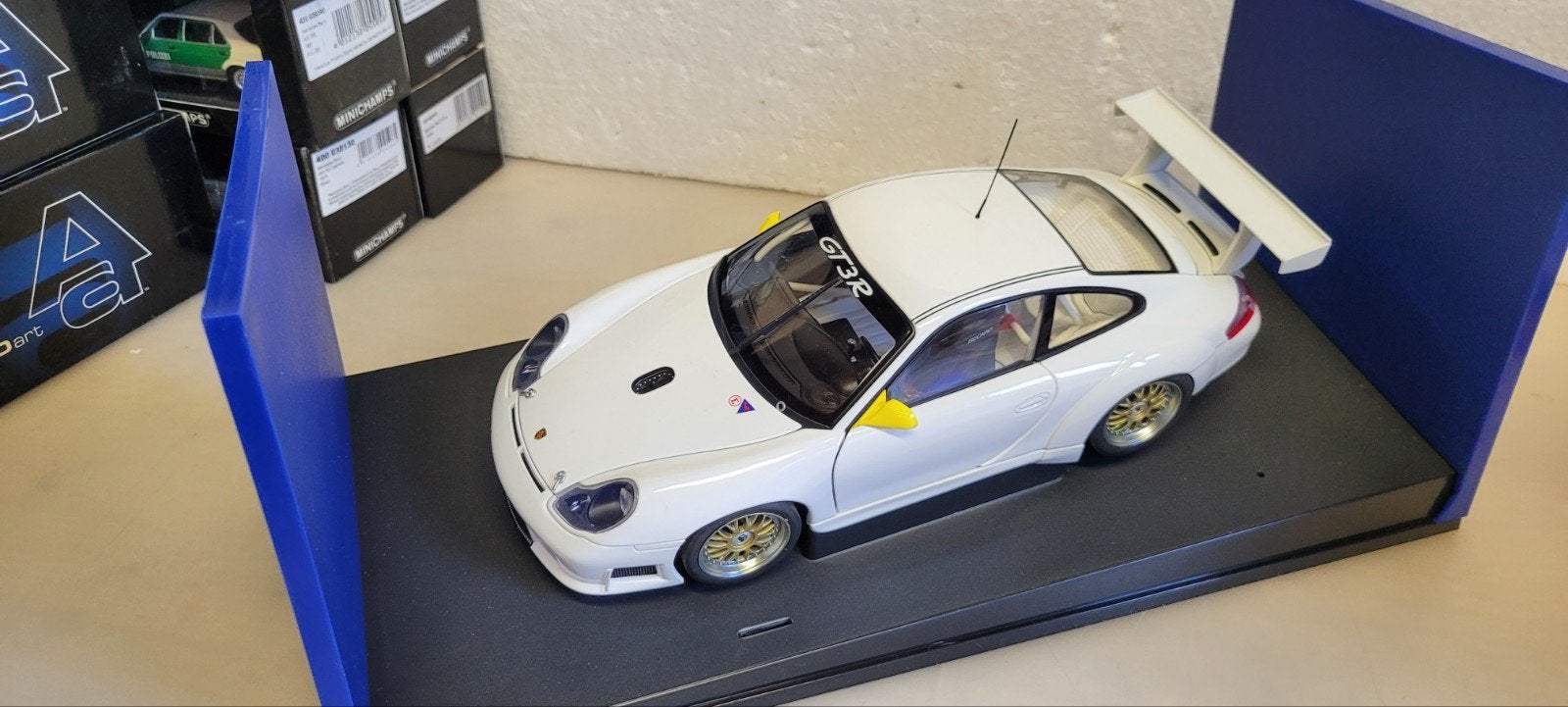 Autoart Porsche 911 GT3R, Hobby en Vrije tijd, Modelauto's | 1:18, Ophalen of Verzenden, Zo goed als nieuw, Auto, Autoart