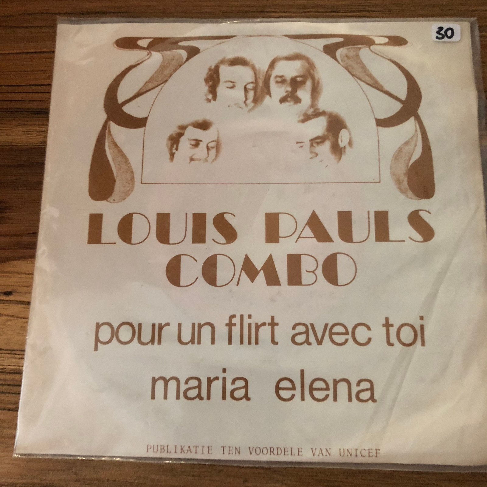 Louis Pauls Combo - Pour un flirt avec toi / Maria Elena, Ophalen of Verzenden, Zo goed als nieuw, 7 inch