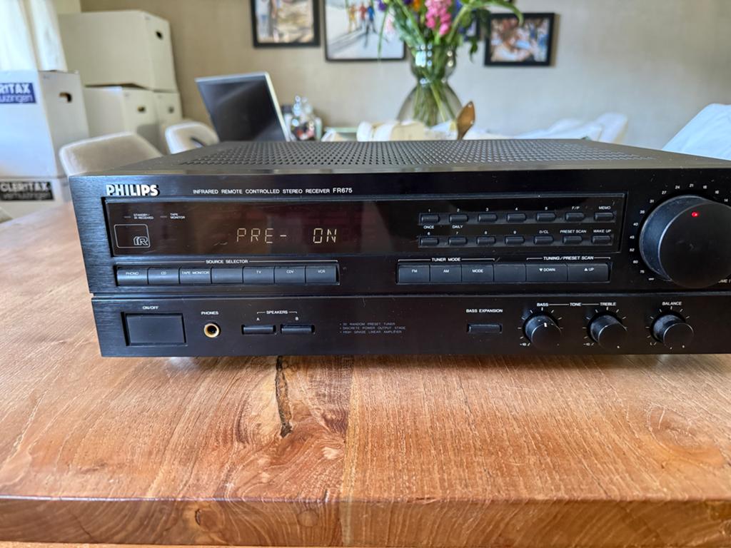Philips FR675/30B Stereo Receiver - Goede Staat, Ophalen of Verzenden, Gebruikt, Stereo, Overige merken