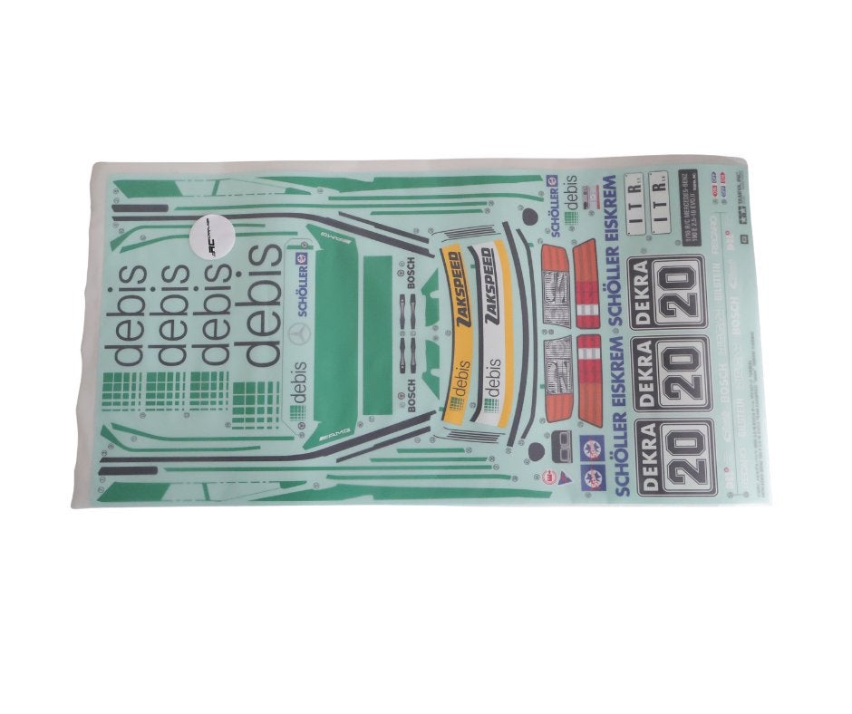 Tamiya 19495933 Sticker M-B 190E EVOII debis 19495933, Ophalen of Verzenden, Nieuw
