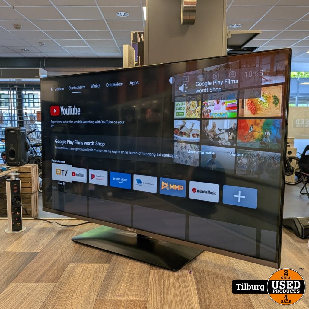 Aiwa 43QA8593UHD 43" 4K Smart TV QLED Incl AB Nette staat, Akai, Gebruikt, Support@akai.com, Akai Professional
200 Scenic View Drive
Suite 201
Cumberland, RI 02864
United States