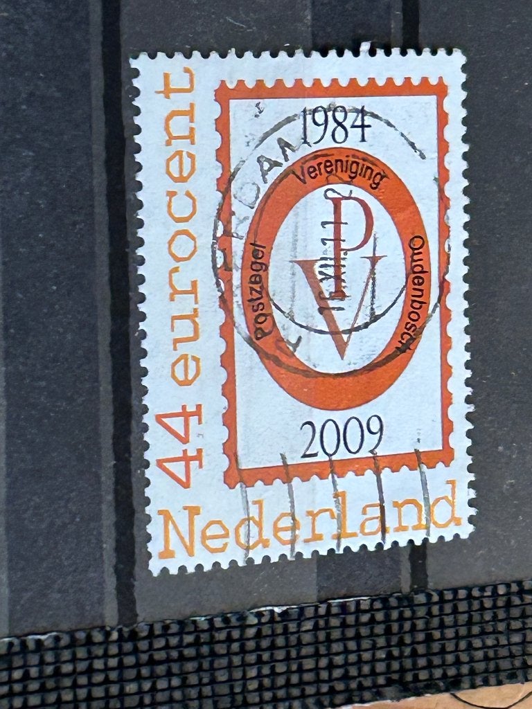 Persoonlijke zegel. Oudenbosch. Postzegelvereniging 25 jaar., Ophalen of Verzenden, Na 1940, Gestempeld