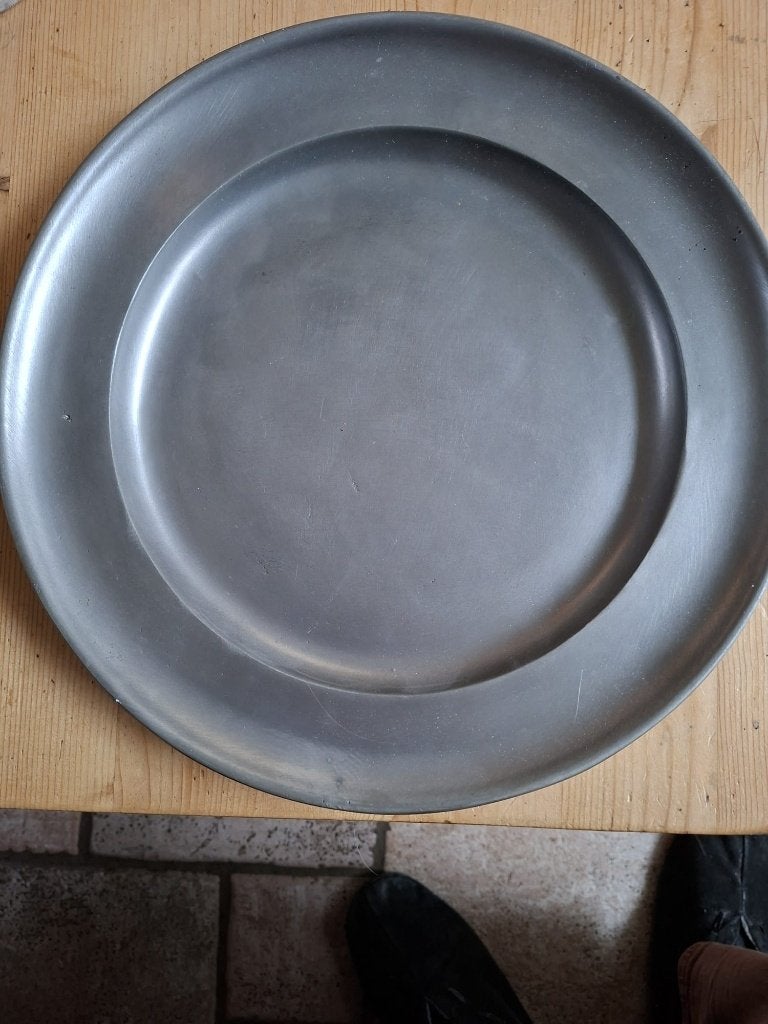Tinnen schaal, Antiek en Kunst, Antiek | Tin, Ophalen