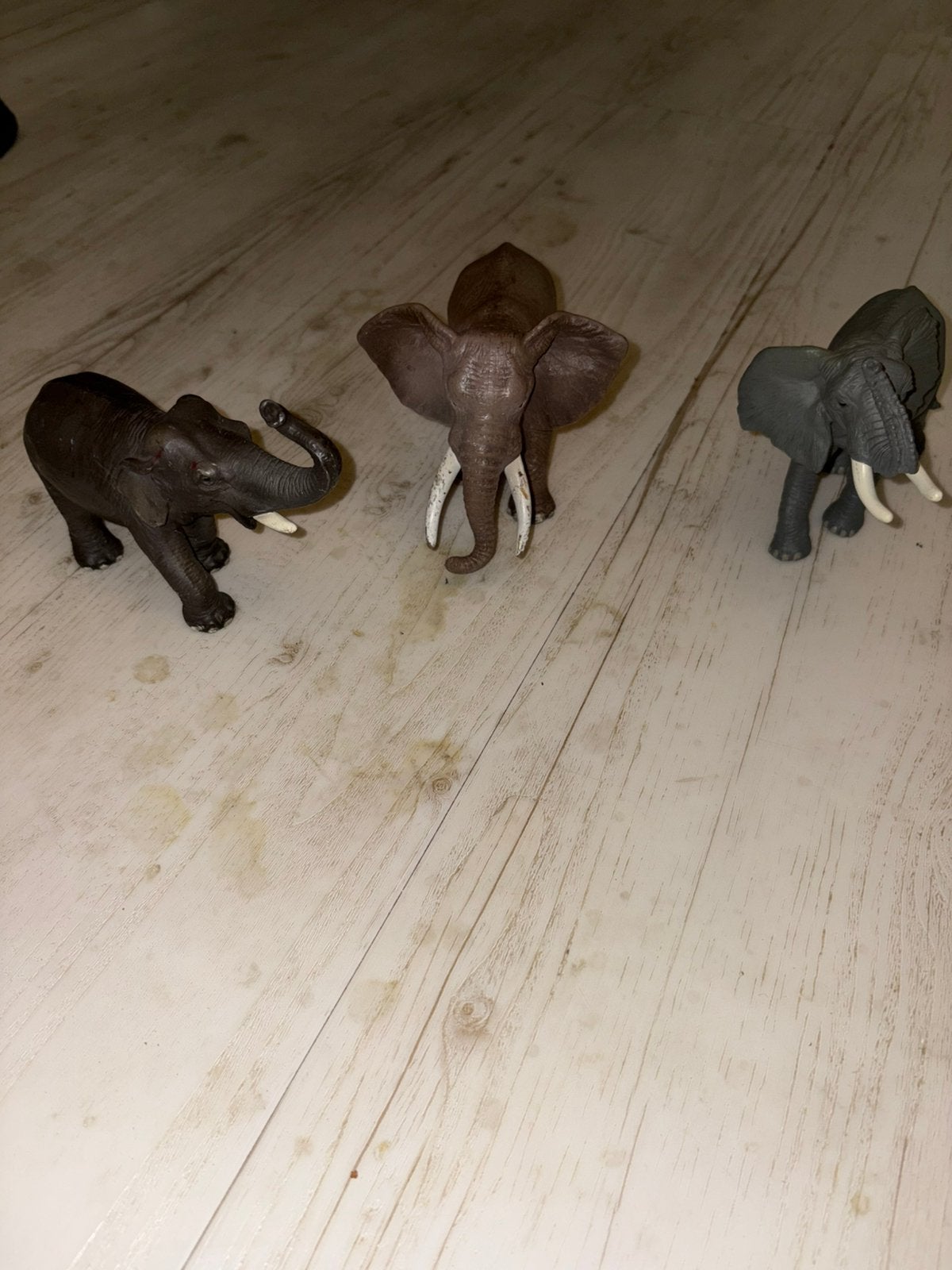 Schleich en Papo olifanten, Ophalen of Verzenden, Gebruikt