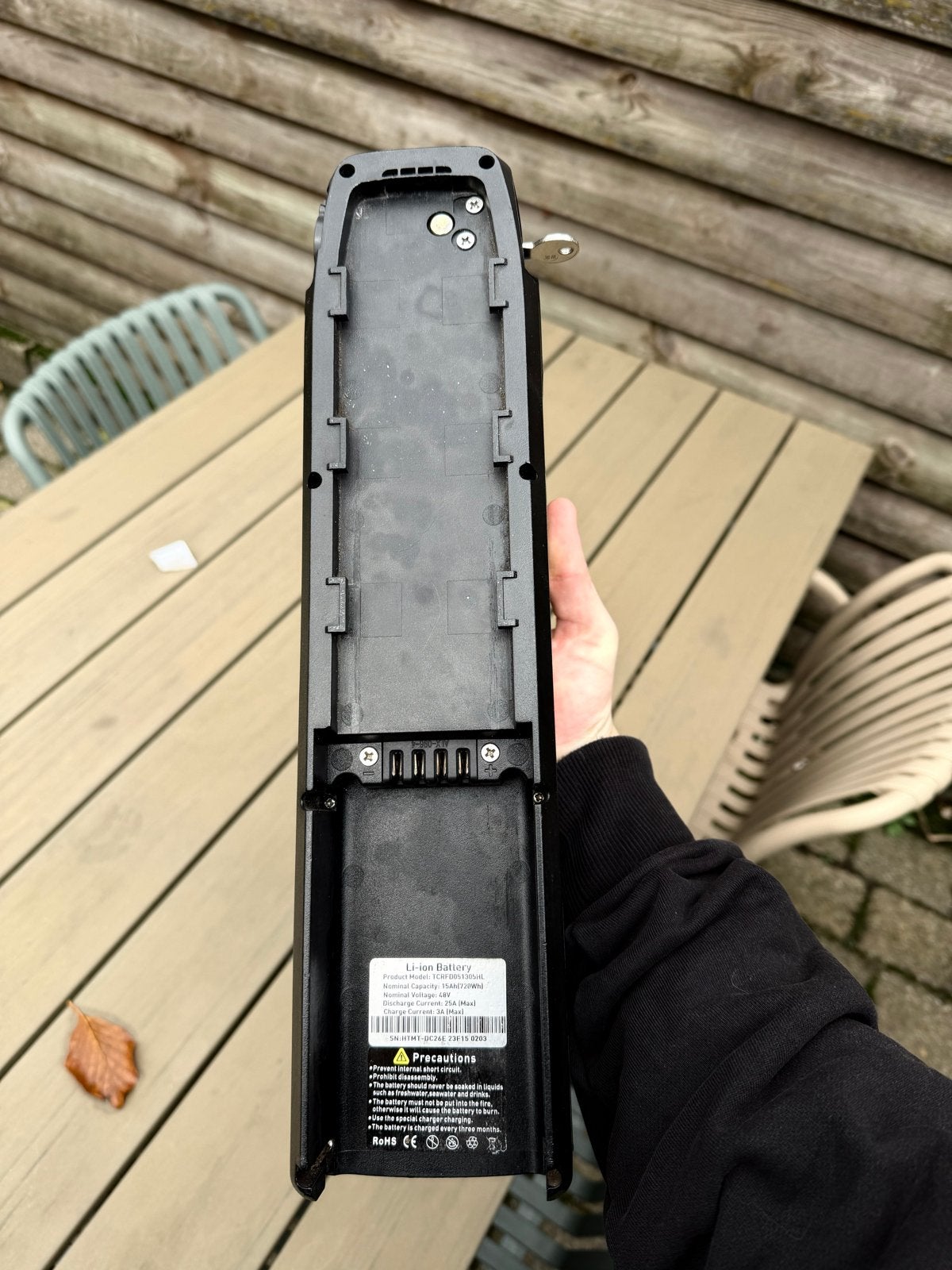 Fatbike V8 Accu - 48V 15Ah (720Wh) Li-ion Batterij, Zo goed als nieuw