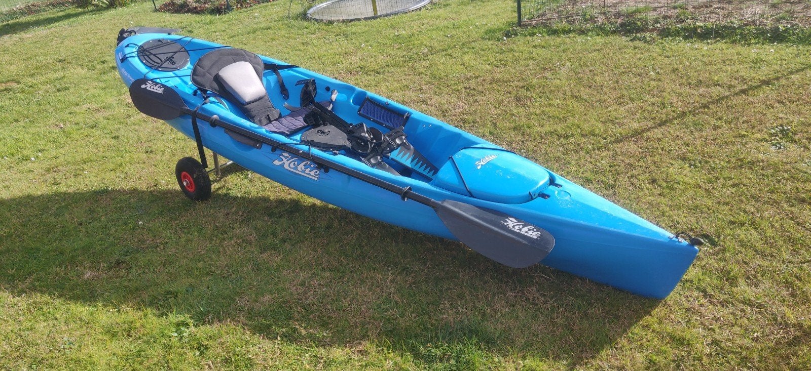 Hobie Mirage Revolution 11 Kajak/Trapkano/Viskano, Ophalen, Gebruikt, 1-persoons