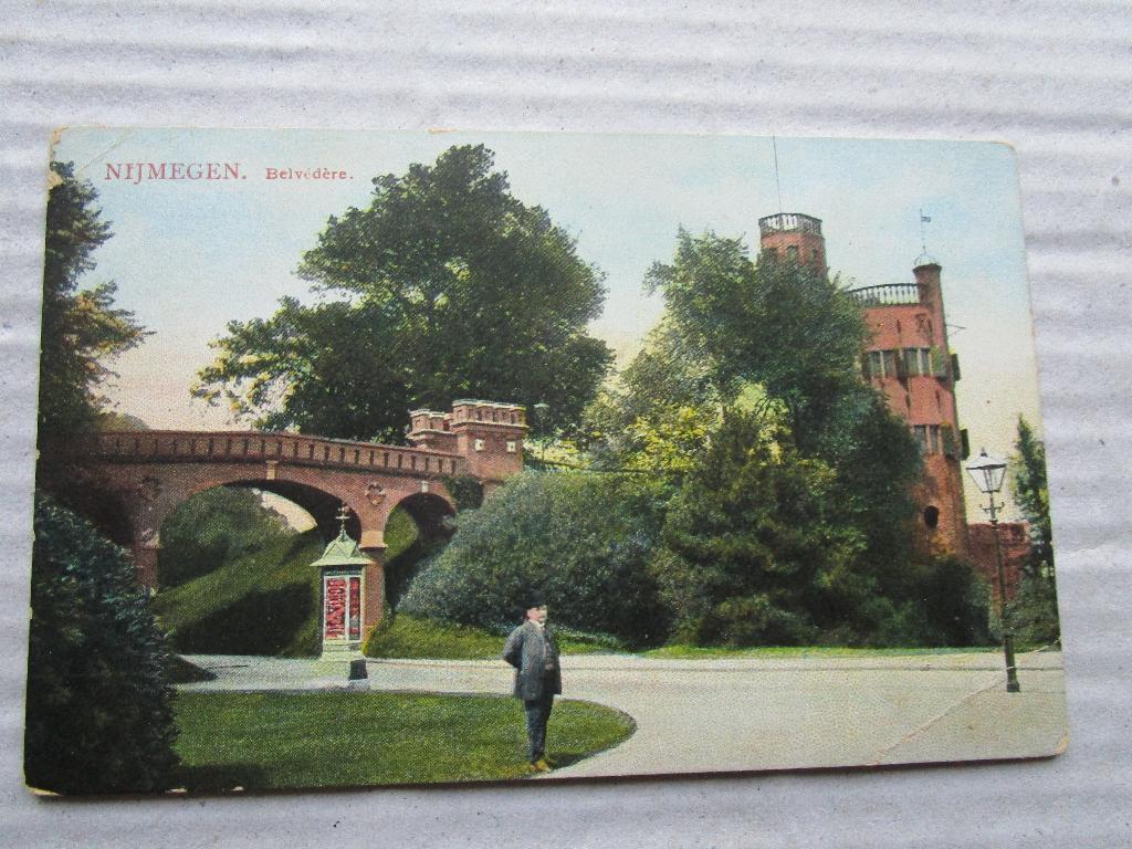 Ansichtkaart Nijmegen - Belvedére uitgave J.Glaser, Verzenden, Voor 1920, Ongelopen, Gelderland