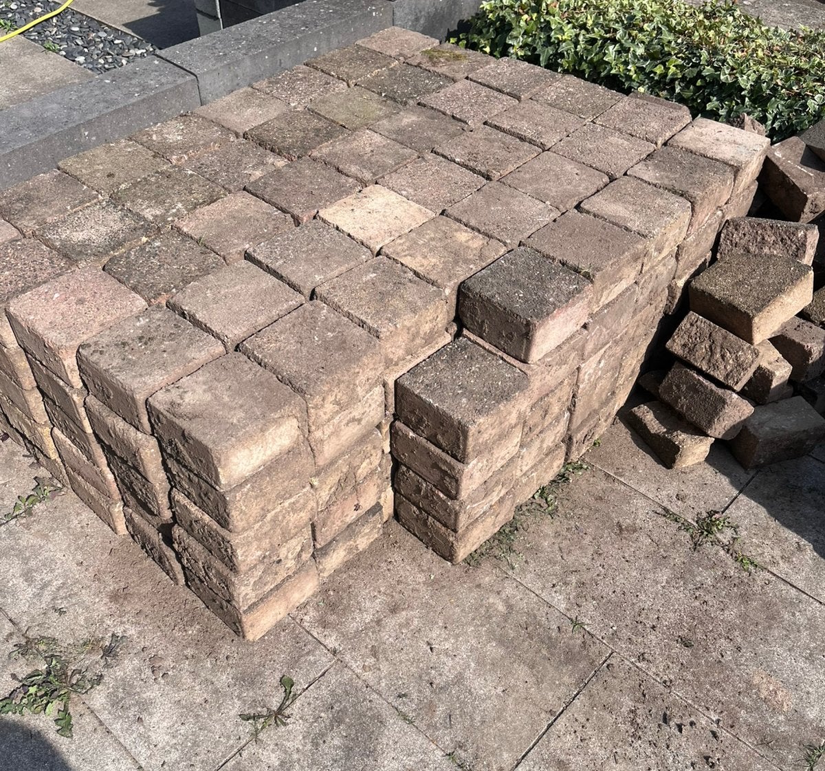 Sierbestrating, Ophalen, Gebruikt, Beton, Klinkers