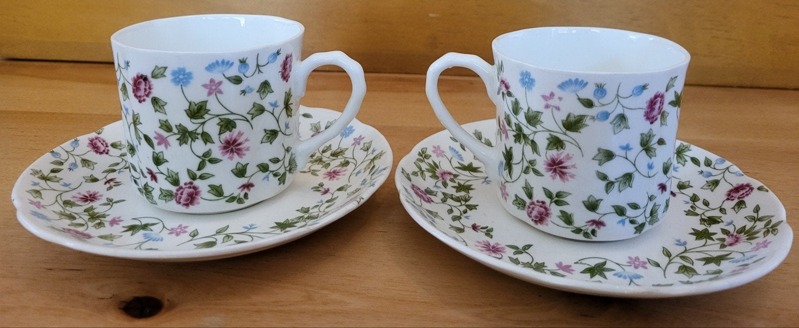Vintage Balmoral Castle Bone China Kop & Schotels (Set v. 2), Ophalen of Verzenden