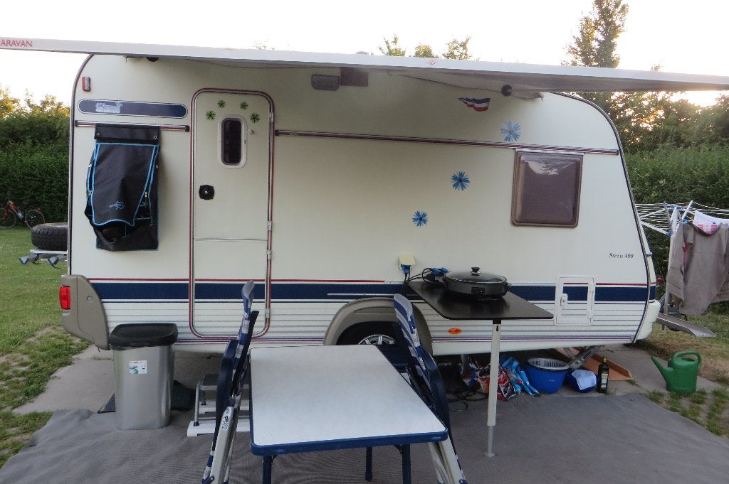 Fiammi  zakluiffel + Fiamma rafter, Caravans en Kamperen, Caravan accessoires, Ophalen, Gebruikt