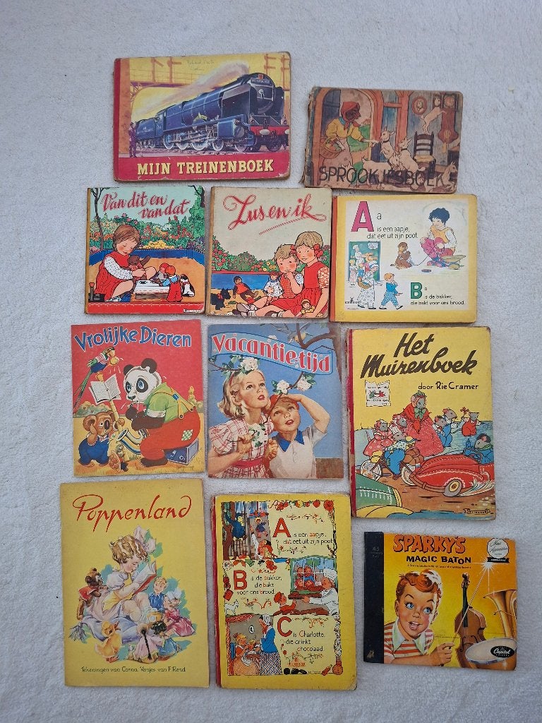 Antiquarisch kinderboeken, o.a.Rie Cramer, Antiek en Kunst, Antiek | Boeken en Bijbels, Ophalen of Verzenden