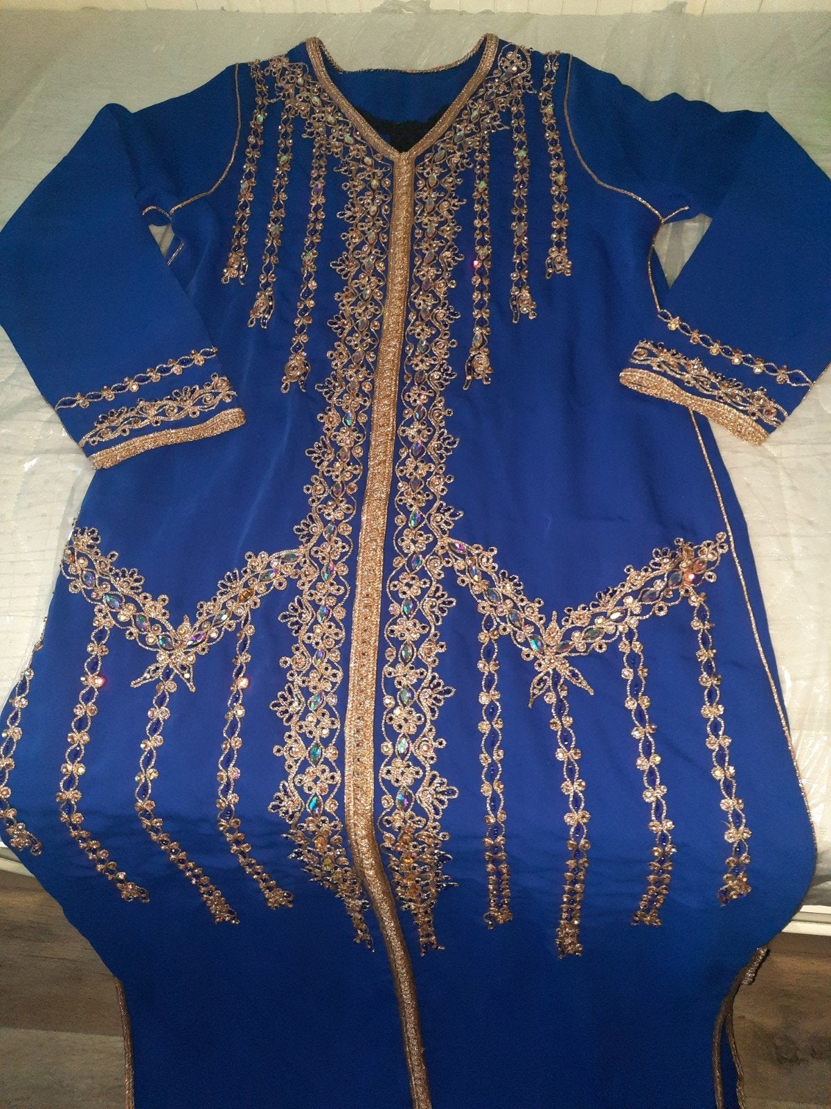 Marokkaanse jurk kaftan maat S/M, Ophalen of Verzenden, Zo goed als nieuw, Maat 38/40 (M), Overige typen