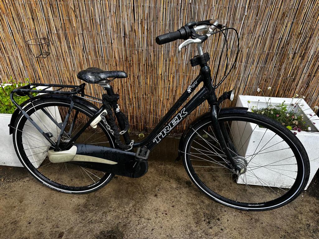 Trek Paris Damesfiets met versnellingen, Fietsen en Brommers, Fietsen | Dames | Damesfietsen, Gebruikt, Velgrem, Versnellingen
