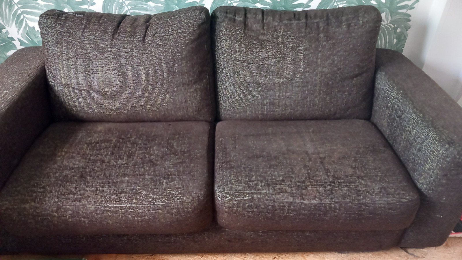 gebruikt leuk 2 zits bankje. ideaal voor student., Huis en Inrichting, Ophalen, Gebruikt, 75 tot 100 cm, Tweepersoons