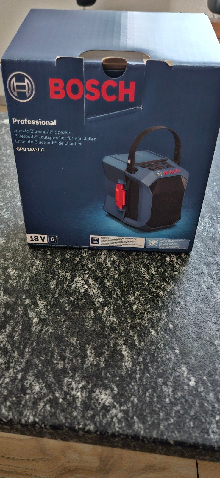 Bosch Professional GPB 18V-1 C Accu Radio/Speaker, Ophalen of Verzenden, Zo goed als nieuw