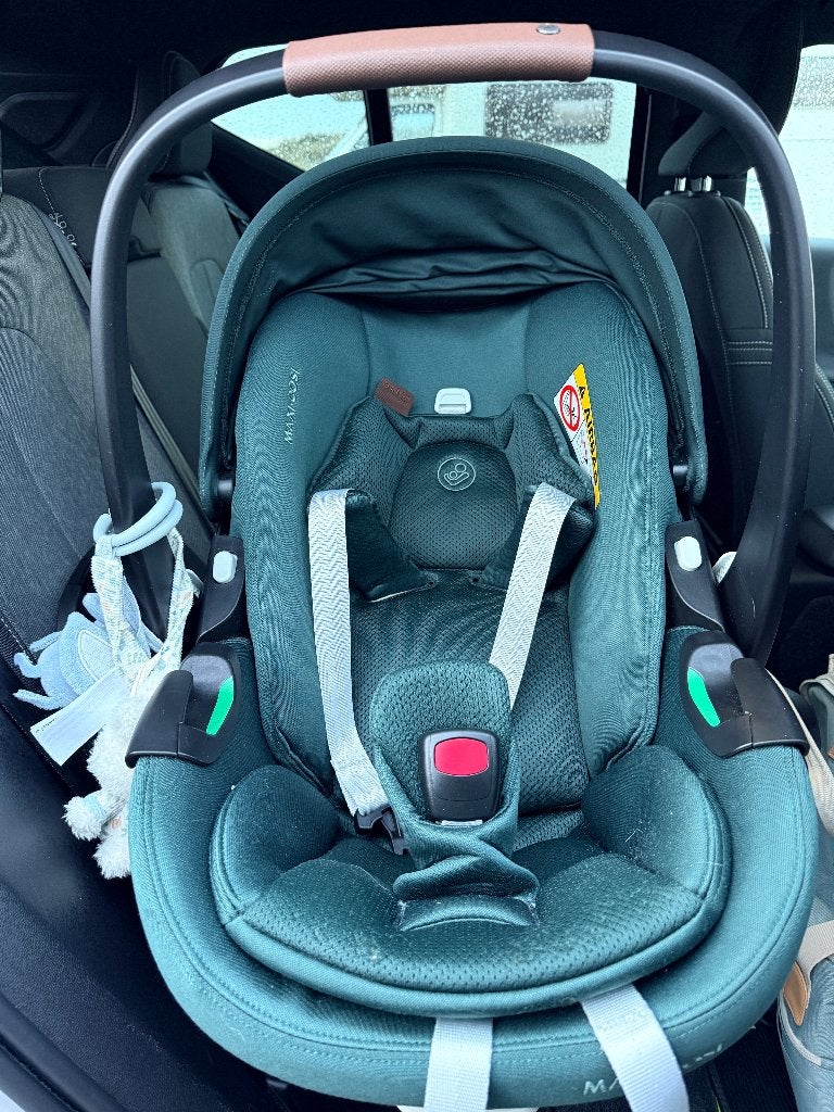Maxi-Cosi Baby Set – Twillic Green, Ophalen, Zo goed als nieuw, Combiwagen, Met autostoeltje