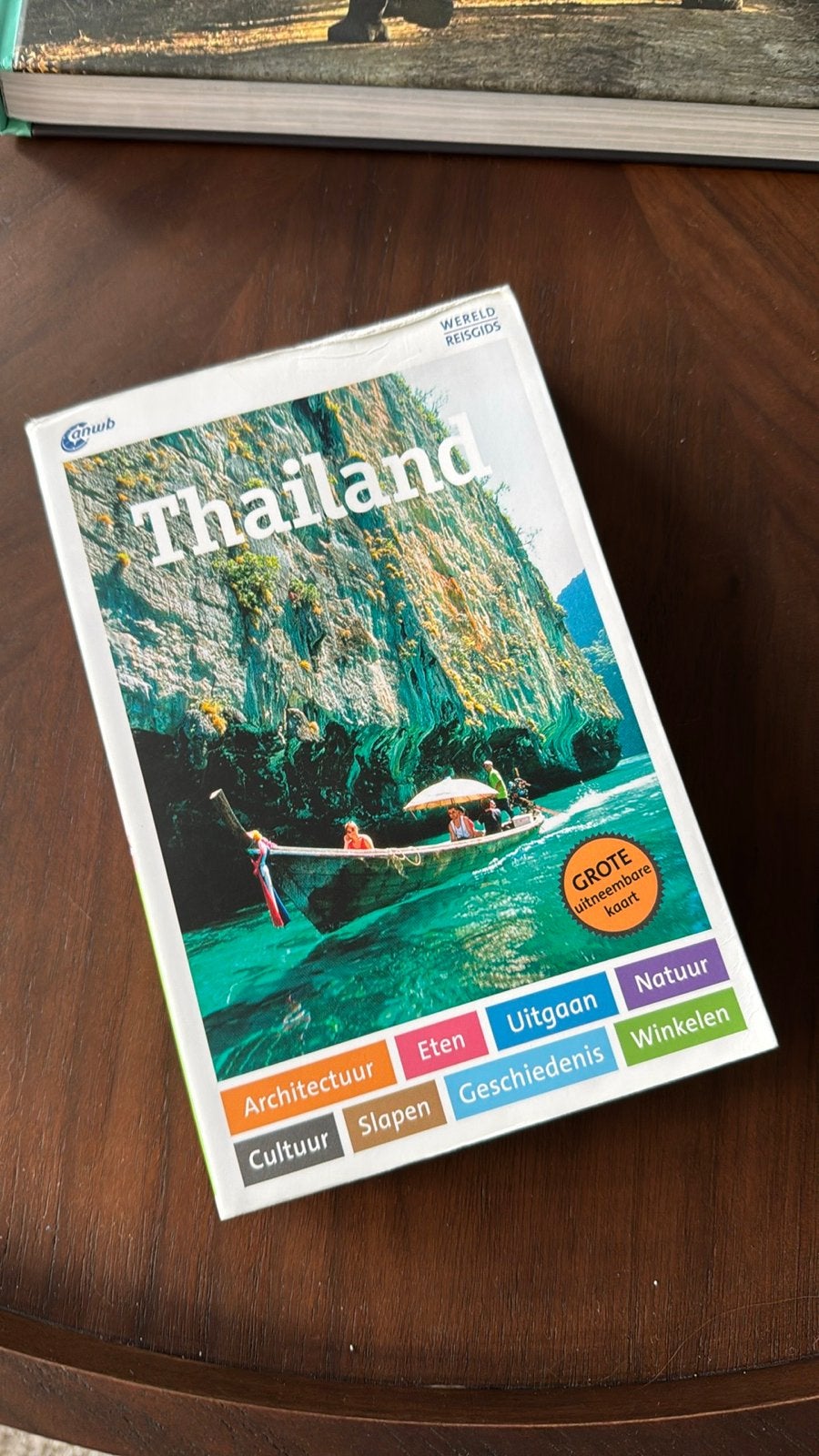 ANWB Wereld Reisgids Thailand met uitneembare kaart, Boeken, Ophalen of Verzenden, Zo goed als nieuw, Reisgids of -boek, ANWB