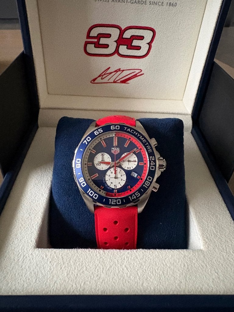 TAG Heuer Formula 1 Max Verstappen 2017 121/533, Sieraden, Tassen en Uiterlijk, Horloges | Heren, Staal, Polshorloge, Nieuw, Kunststof