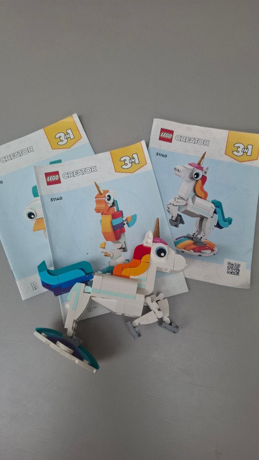 LEGO Creator 31140 Magische Eenhoorn 3-in-1 set, Ophalen, Lego, Compleet, Zo goed als nieuw